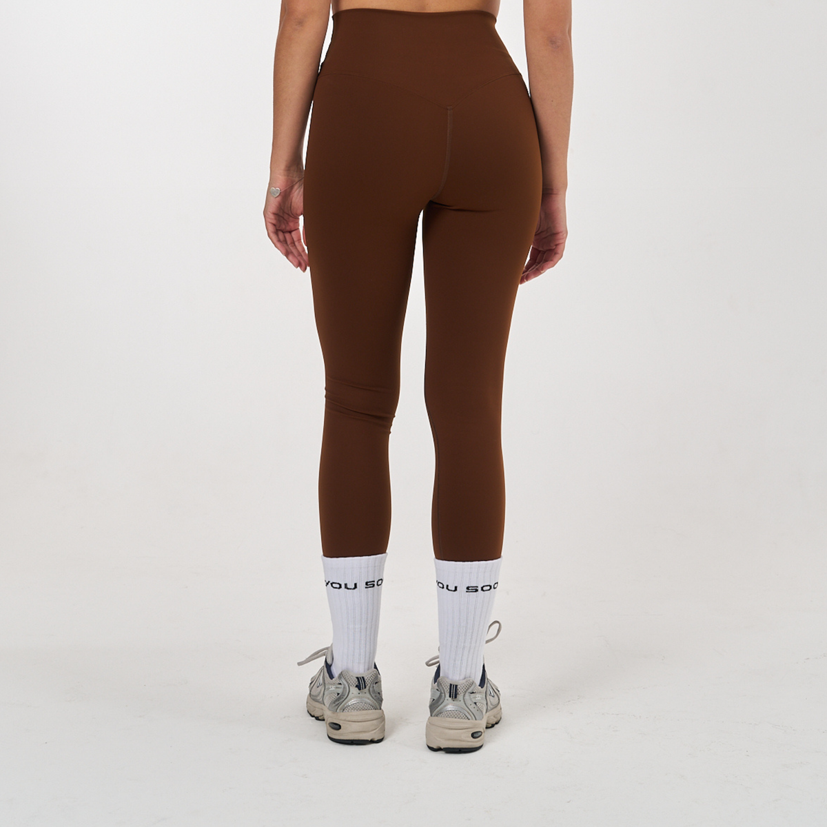 CROSSOVER-V SHAPED SCULPTURE LEGGINGS